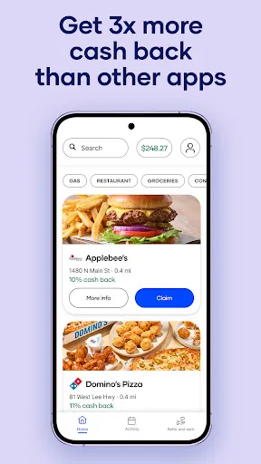 Upside: Gas & Food Cash Back screenshot