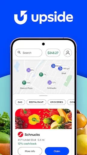 Upside: Gas & Food Cash Back screenshot