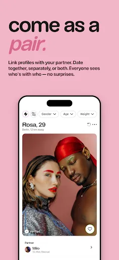 Nymph: Open-Minded Dating App screenshot