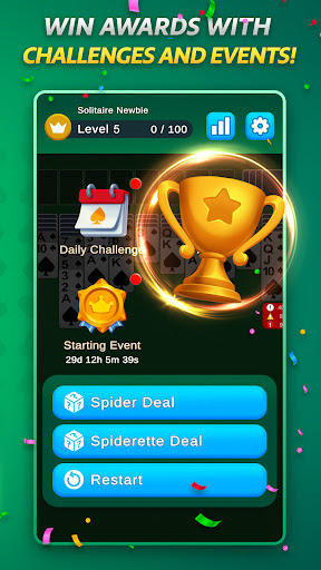 Spider Solitaire screenshot