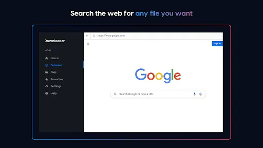 Downloader screenshot