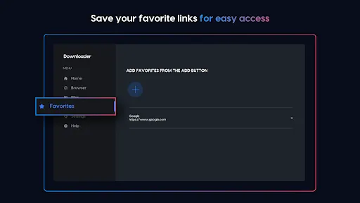 Downloader screenshot
