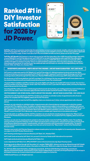 SoFi: Bank, Investing & Crypto screenshot