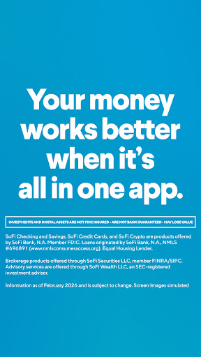 SoFi: Bank, Investing & Crypto screenshot