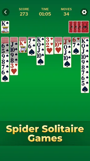 Spider Solitaire Classic Games screenshot