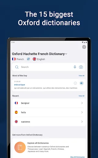 Oxford Dictionary & Thesaurus screenshot