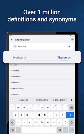 Oxford Dictionary & Thesaurus screenshot