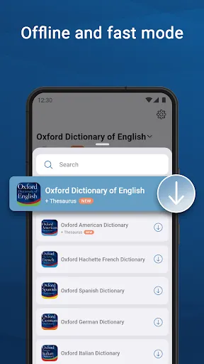 Oxford Dictionary & Thesaurus screenshot