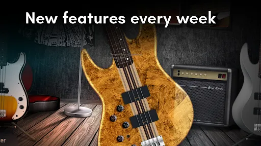 Real Bass electric bass guitar screenshot