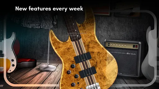 Real Bass electric bass guitar screenshot