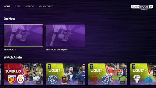 beIN SPORTS CONNECT screenshot