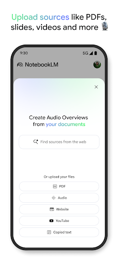 Google NotebookLM screenshot