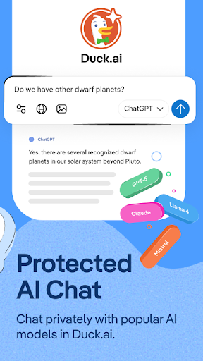 DuckDuckGo, Duck.ai, & VPN screenshot