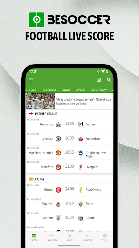 BeSoccer: Soccer Live Score screenshot