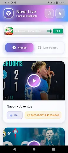 Nova - Live Sports Scores screenshot
