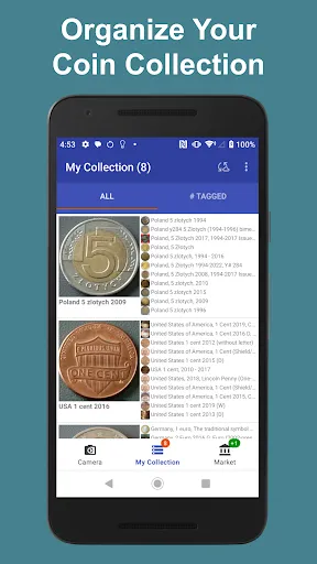 Coinoscope: Coin identifier screenshot
