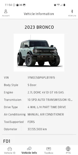 Ford DiagNow screenshot