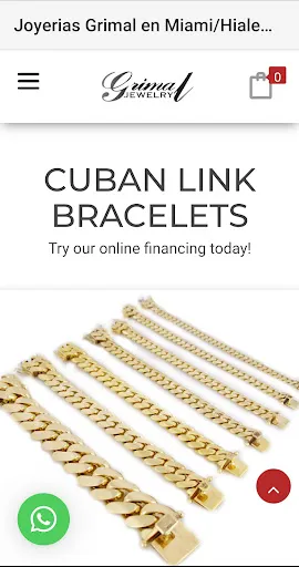 Grimal Jewelry Online Store screenshot