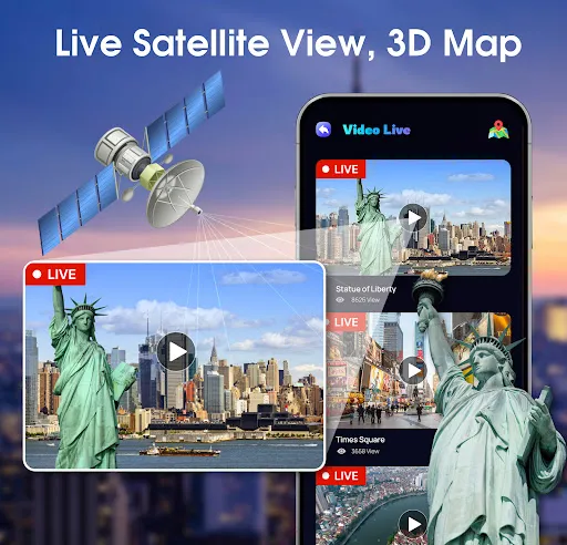 Live Satellite View, 3D Map screenshot
