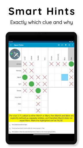 Logic Grid Puzzles: Brain Game screenshot