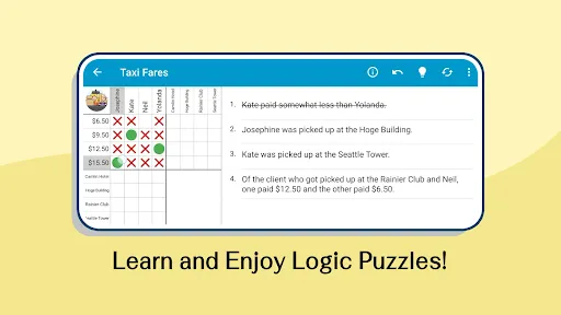 Logic Grid Puzzles: Brain Game screenshot