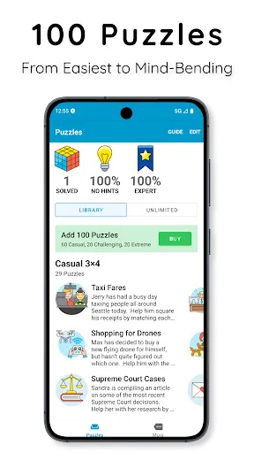 Logic Grid Puzzles: Brain Game screenshot