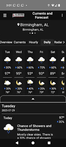 Alabama Weather Network screenshot