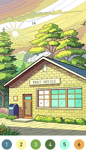 Nostalgia Color by number game screenshot