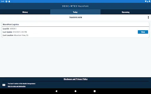 MacroPoint for Truckers screenshot