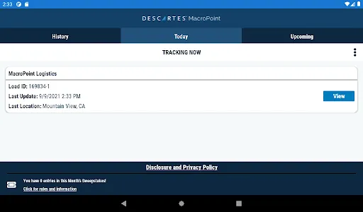 MacroPoint for Truckers screenshot