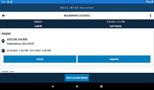 MacroPoint for Truckers screenshot