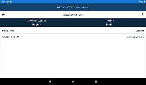 MacroPoint for Truckers screenshot