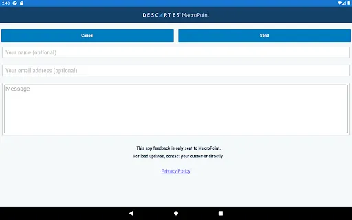 MacroPoint for Truckers screenshot