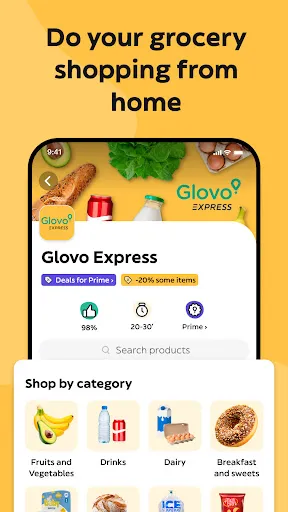 Glovo: Food & Grocery Delivery screenshot