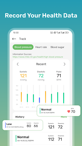 Health Sense: Track & Record screenshot