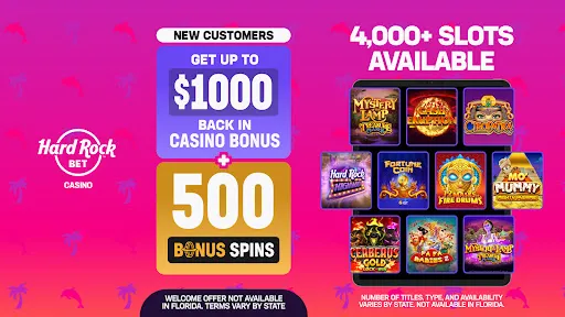Hard Rock Bet Casino screenshot