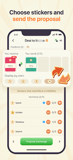 StickerHub - Sticker Exchange screenshot