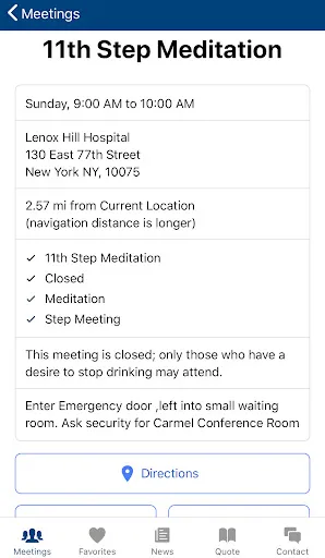 Meeting Guide screenshot