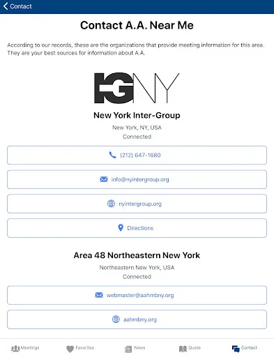 Meeting Guide screenshot