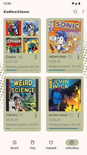 Comic Book Reader (cbz/cbr) screenshot