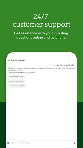 Fidelity Investments screenshot