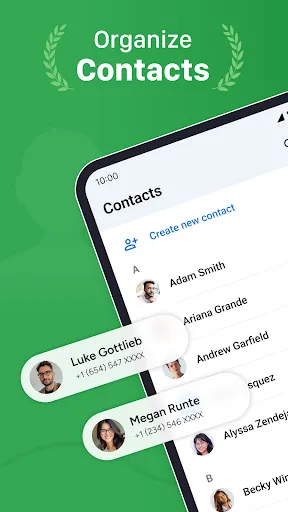 Contacts screenshot