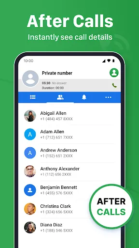Contacts screenshot