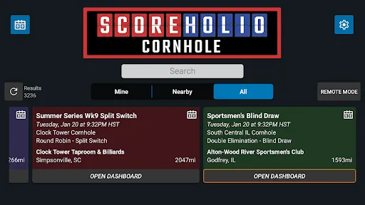 Scoreholio screenshot