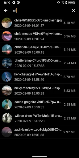 Gallery - photo gallery, album screenshot