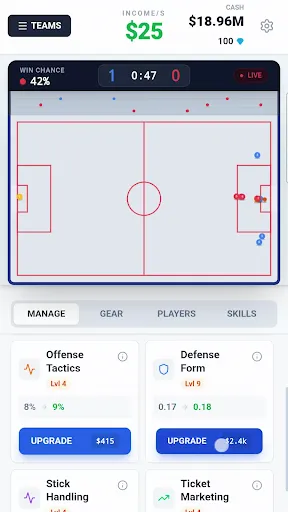 Sport Star - Team Manager Idle screenshot