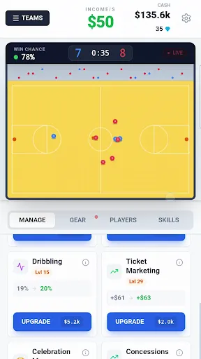 Sport Star - Team Manager Idle screenshot