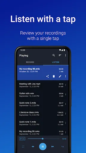 Easy Voice Recorder screenshot