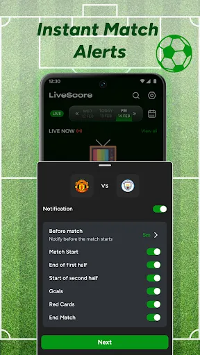 MatchLive: Live Soccer Scores screenshot