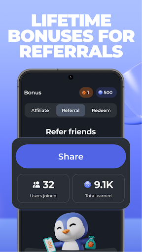 PenguPace: Rewards for Steps screenshot